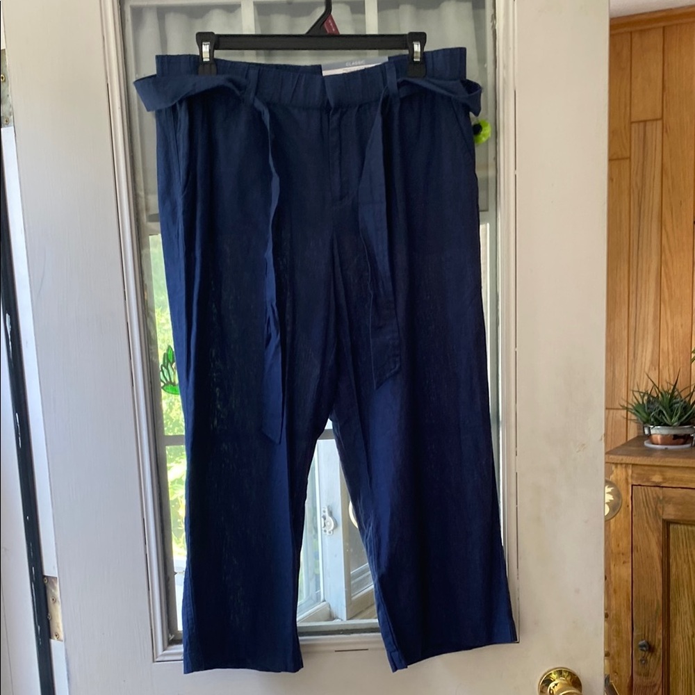 Liz Claiborne Woman Dark Blue Cargo Pants
